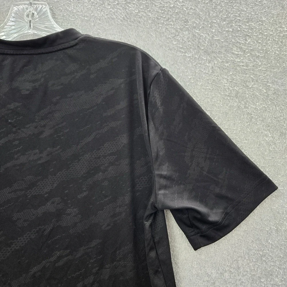 Oakland Raiders Men Shirt Medium Black Camo Logo Fanatics Short Sleeve Tee‎